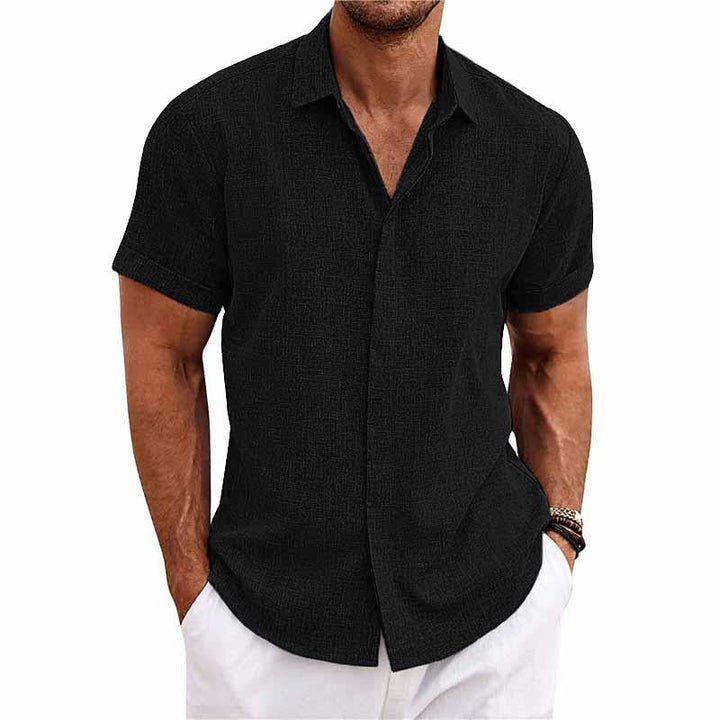 Premium Men's Shirt - Lucas-Black-S-Nora Luxe