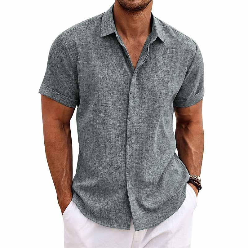 Premium Men's Shirt - Lucas-Gray-S-Nora Luxe