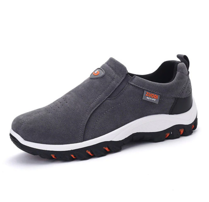Premium Orthopaedic Hiking Shoes for Men - PathMaster-Black-7-Nora Luxe