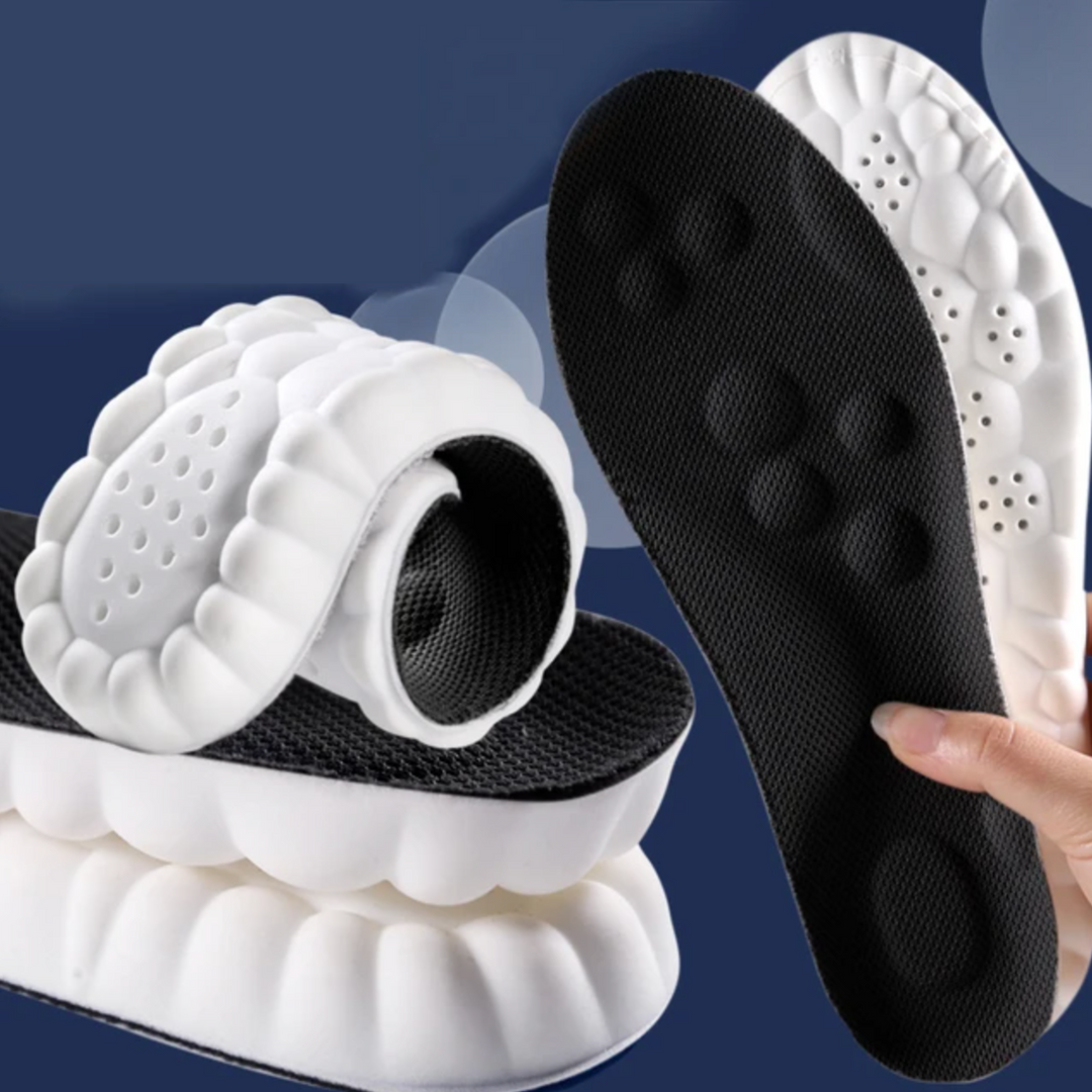Premium Running Insoles - FlexiStride-Black-US 4.5 – 5.5-Nora Luxe