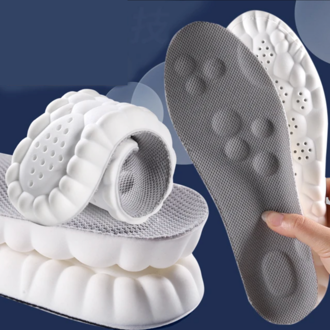 Premium Running Insoles - FlexiStride-Gray-US 4.5 – 5.5-Nora Luxe