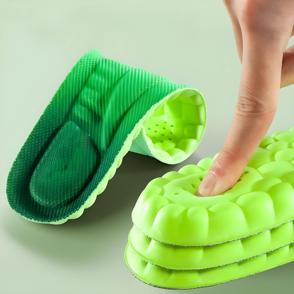 Premium Running Insoles - FlexiStride-Green-US 4.5 – 5.5-Nora Luxe