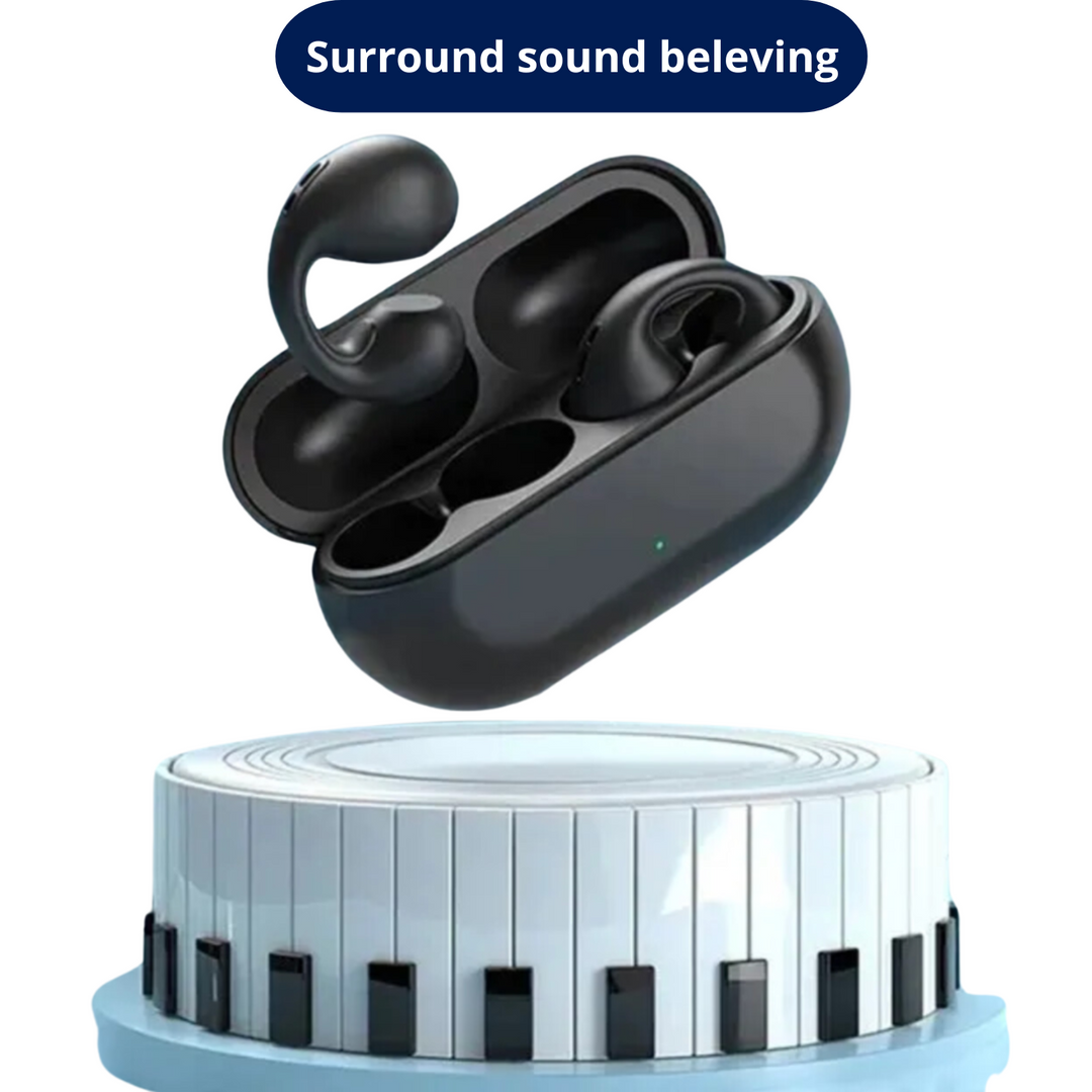 Premium Wireless Earphone - EchoSonic-Black-Nora Luxe