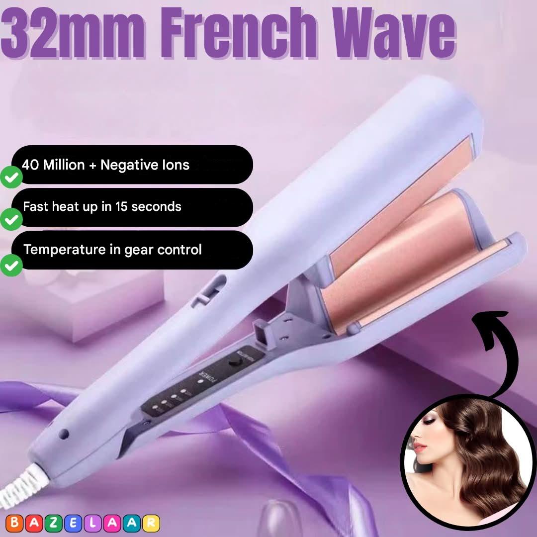 Professional Curling Iron for Perfect Waves - Waveva-Purple-The Livary