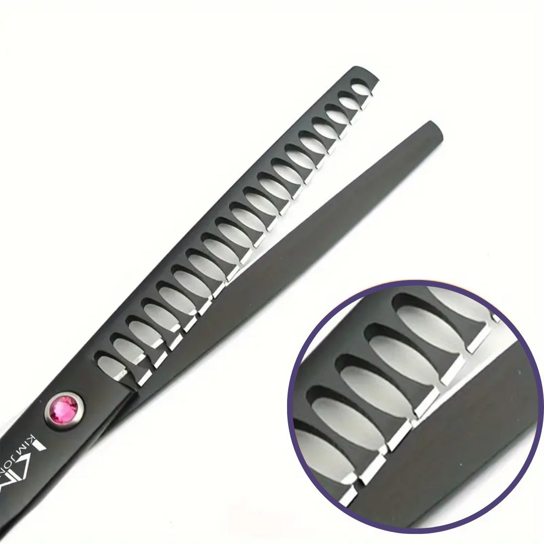 Professional Dog Grooming Scissors Trim Set - PrecisionPaw-Nora Luxe