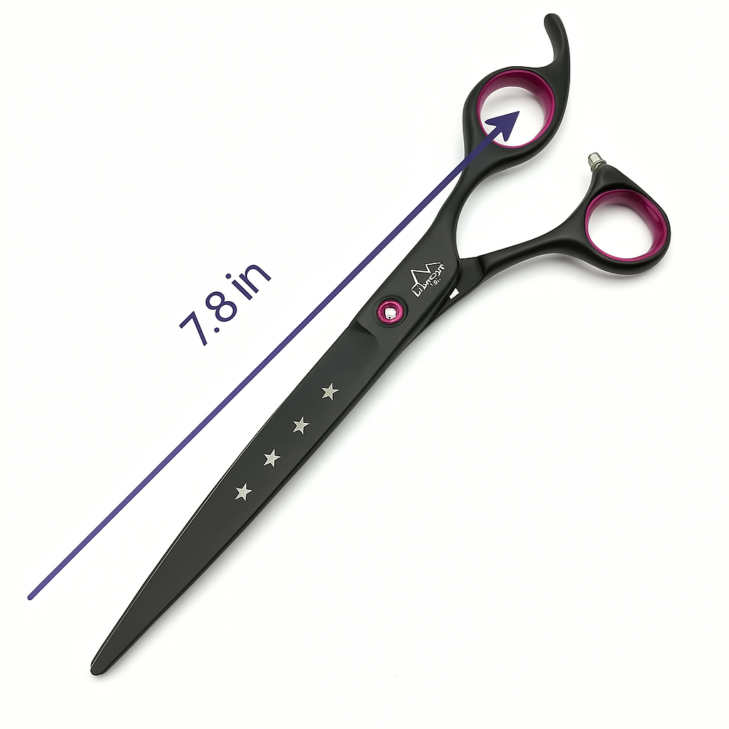 Professional Dog Grooming Scissors Trim Set - PrecisionPaw-Nora Luxe