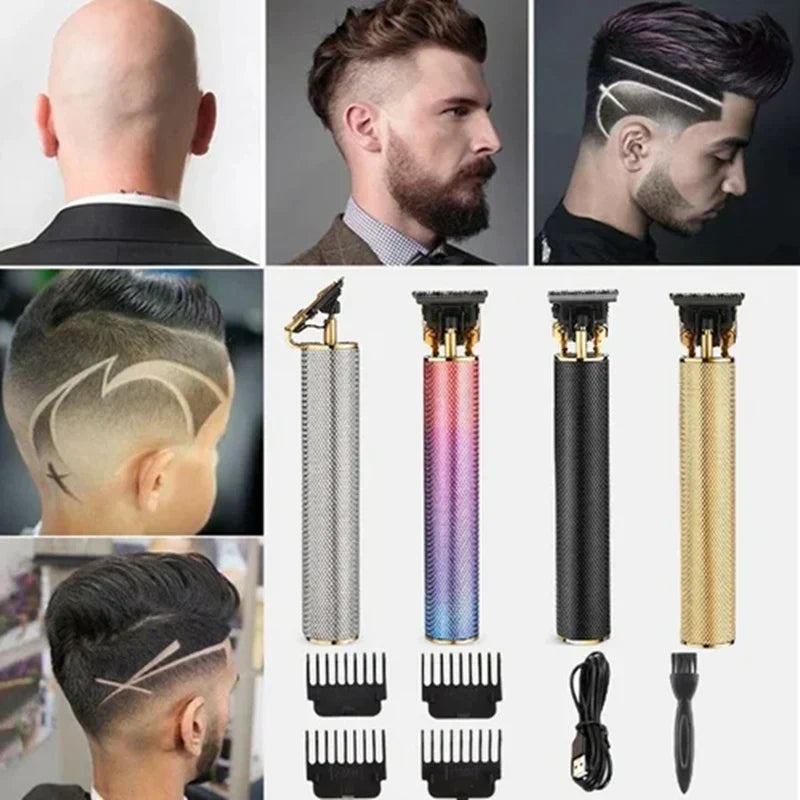 Professional Hair Clipper for Men - EdgeMaster-Black-Nora Luxe