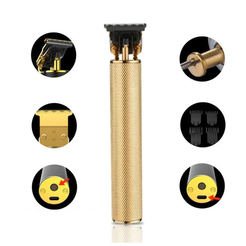Professional Hair Clipper for Men - EdgeMaster-Gold-Nora Luxe