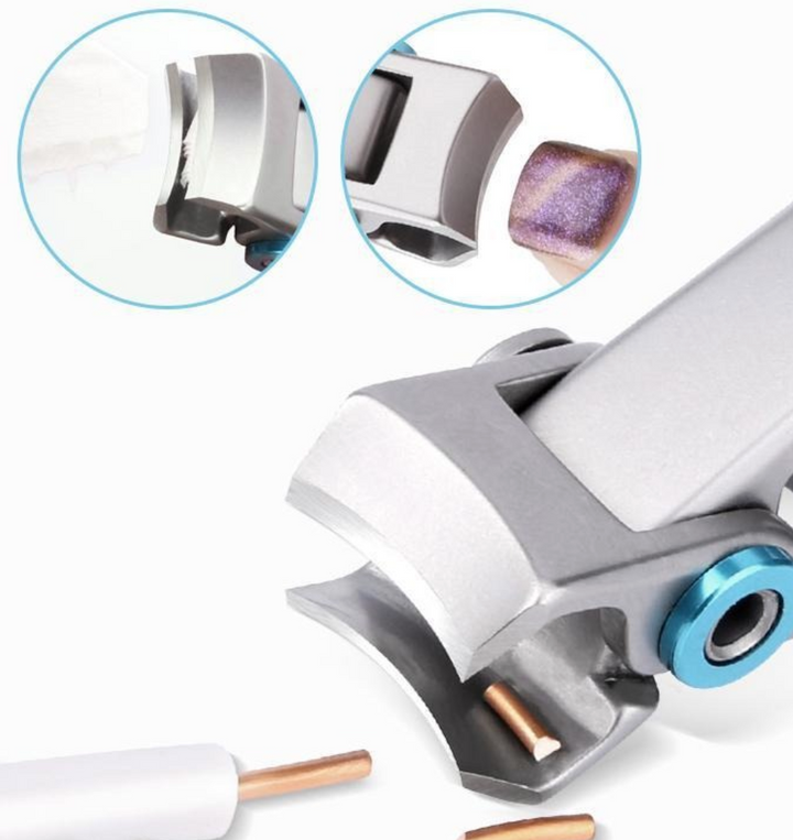 Professional Nail Clipper for Thick Nails - PrecisionClip-Silver-Small-Nora Luxe