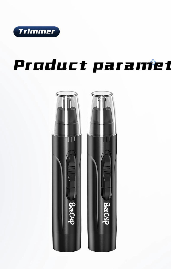 PROFESSIONAL PAINLESS NOSE & EAR HAIR TRIMMER FOR MEN AND WOMEN - RECHARGEABLE-Nora Luxe