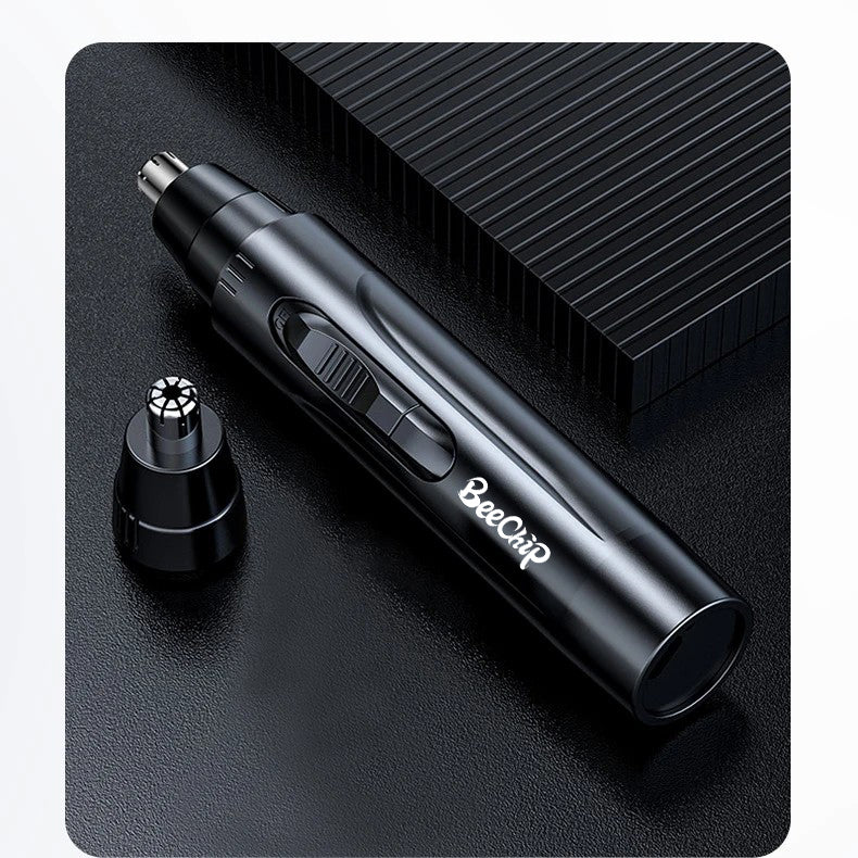 PROFESSIONAL PAINLESS NOSE & EAR HAIR TRIMMER FOR MEN AND WOMEN - RECHARGEABLE-Nora Luxe