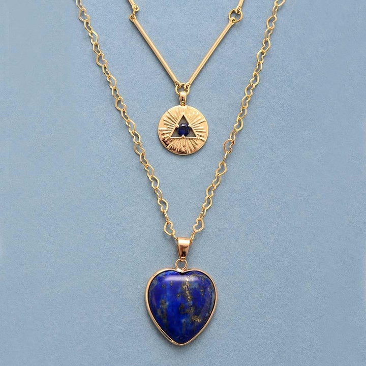 Protective Lapis Necklace - Althea-Nora Luxe