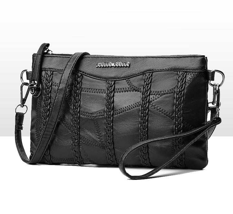 PU Leather Women’s Crossbody Clutch with Spacious Interior
