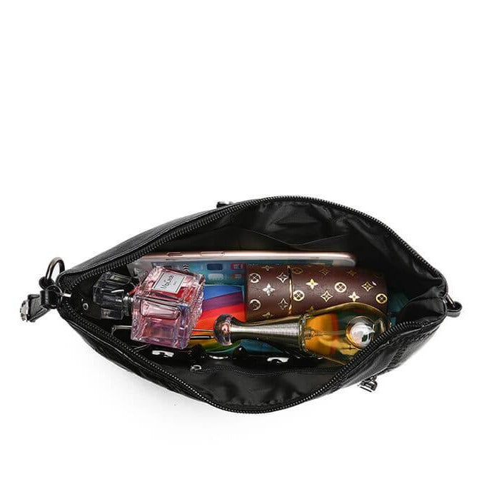 PU Leather Women’s Crossbody Clutch with Spacious Interior
