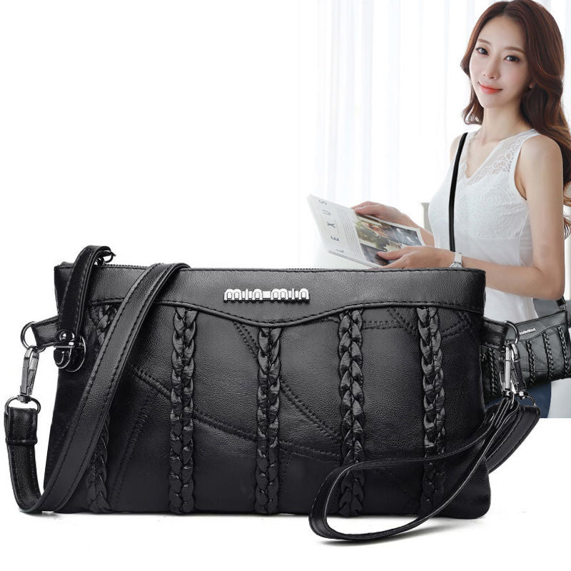 PU Leather Women’s Crossbody Clutch with Spacious Interior