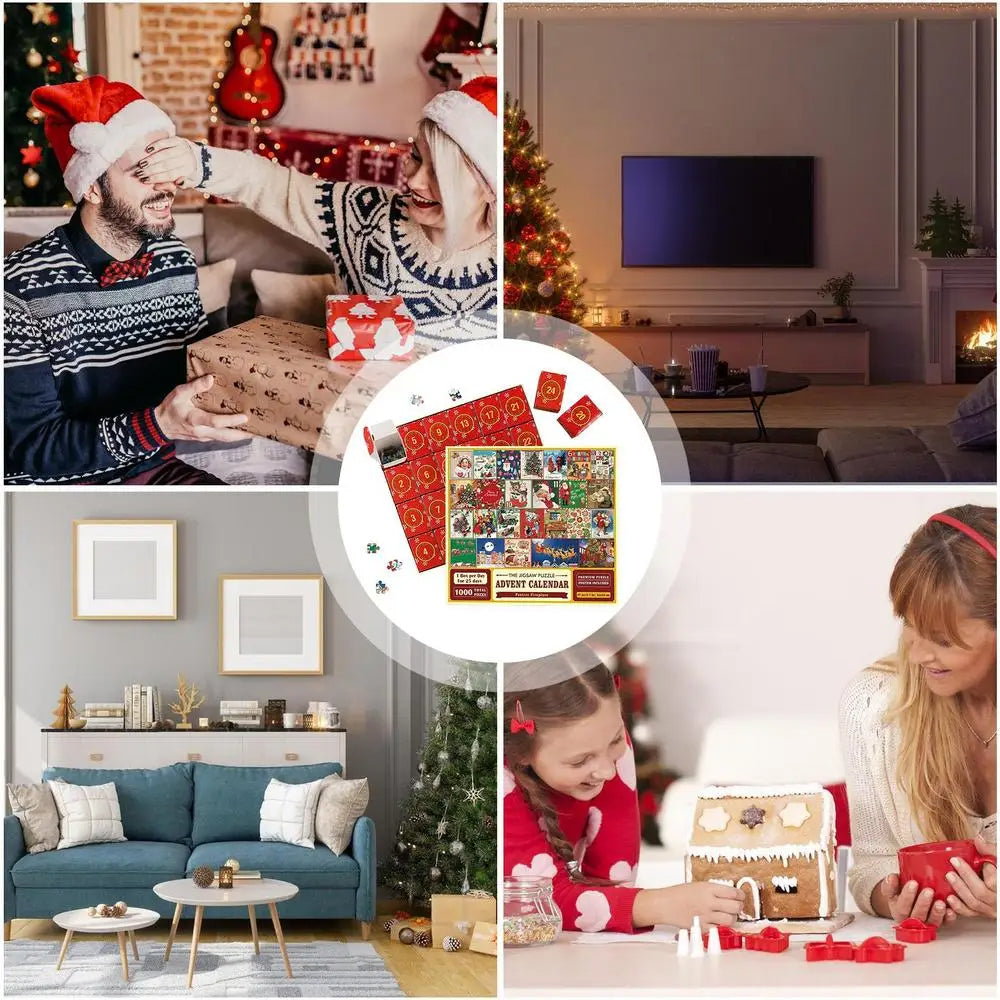 Puzzle Advent Calendar - FestivePuzzle-Nora Luxe