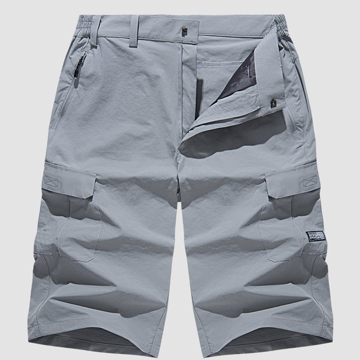 Quick-Drying Cargo Shorts for Men – Rowan-Dark blue-S-The Livary