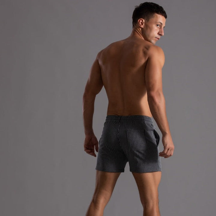 Quick-drying & Stylish Men's Swim Shorts made from Ripstop Polyester – Niko-Green-XS-Nora Luxe