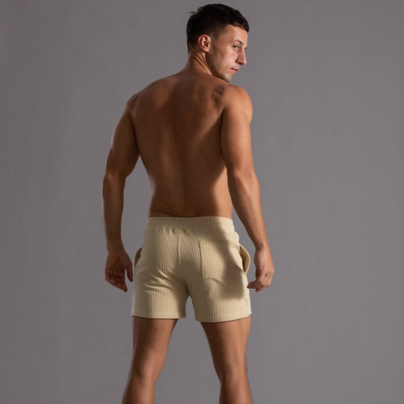 Quick-drying & Stylish Men's Swim Shorts made from Ripstop Polyester – Niko-Green-XS-Nora Luxe