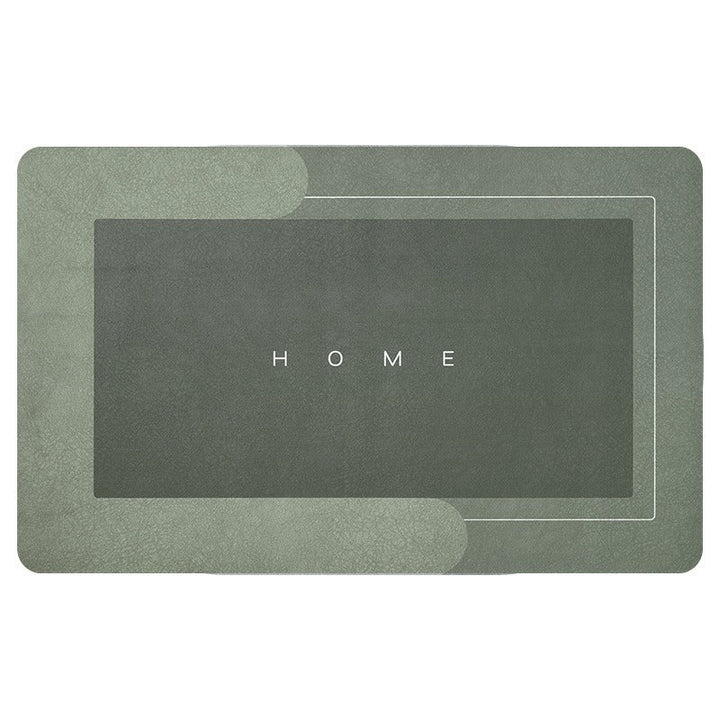 Quick-drying, Super Absorbent Bath Mat - AquaComfort-Blue-Oval-15.75*31.49 inches-Nora Luxe