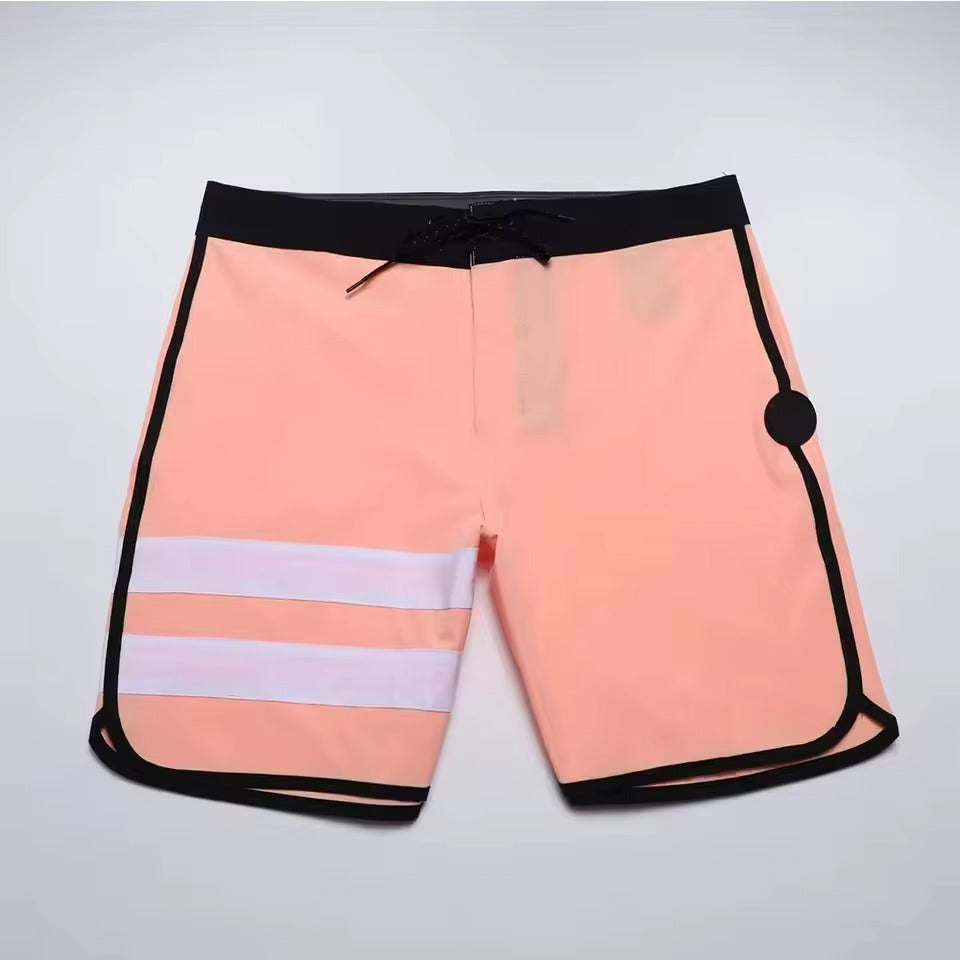 Quick-drying & Water-repellent Men's Surf Shorts - Lennox-Pink-S-Nora Luxe