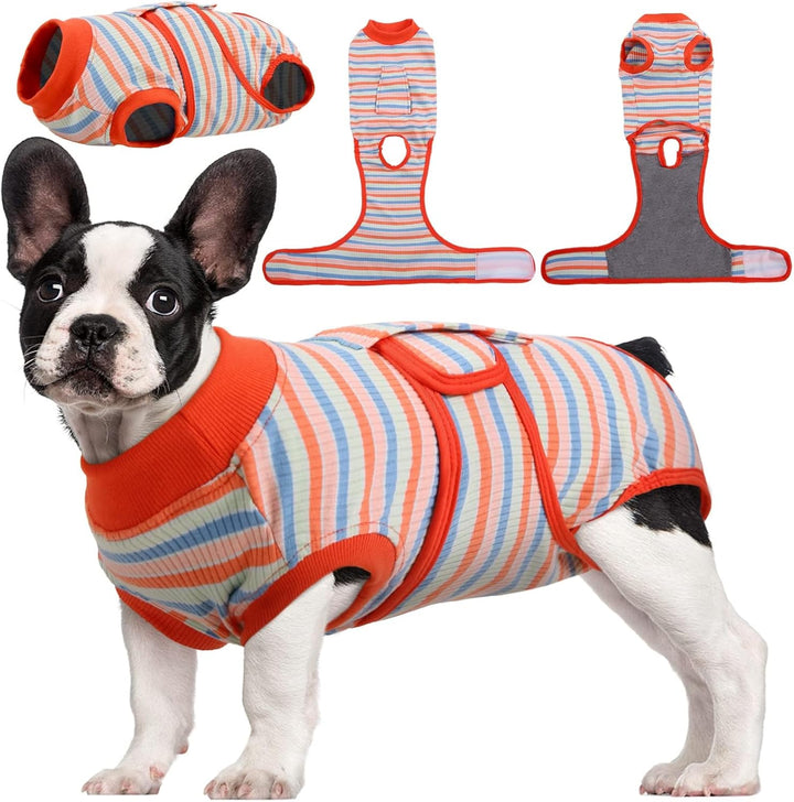Quick Recovery Suit for Pets – Healing After Surgery-Orange-XS-Nora Luxe