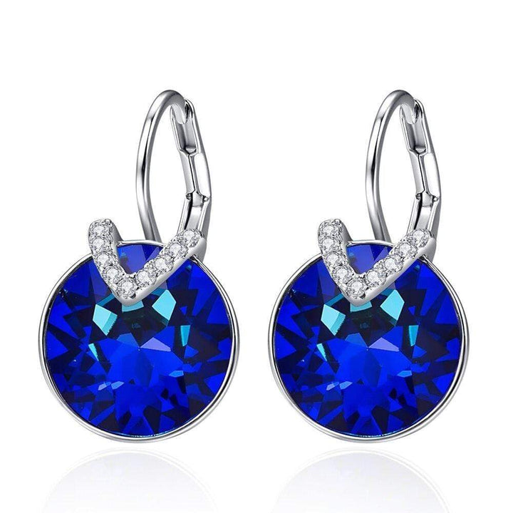 Radiant Earrings - Aveline-Blue-Nora Luxe