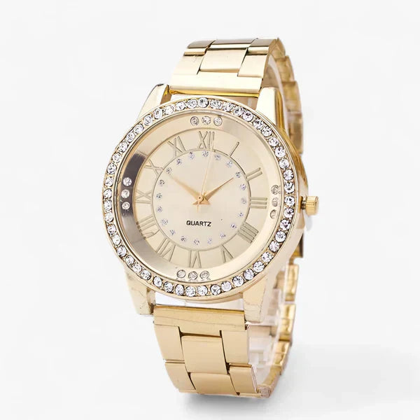 Radiant Ladies' Watch with Diamonds - Isolde-Gold-Nora Luxe
