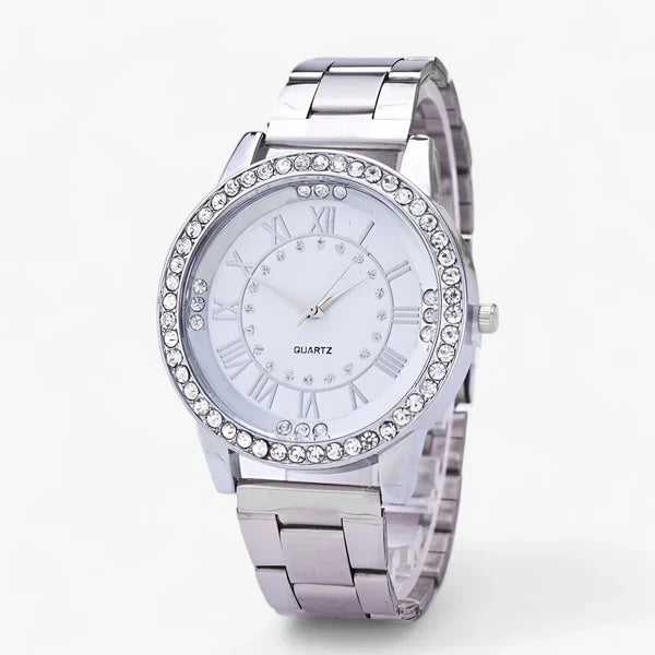 Radiant Ladies' Watch with Diamonds - Isolde-Silver-Nora Luxe