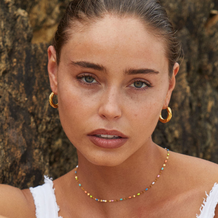 Rainbow Choker - Selina-Gold-Nora Luxe