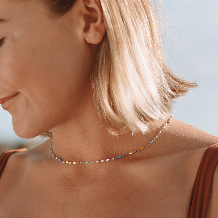 Rainbow Choker - Selina-Gold-Nora Luxe