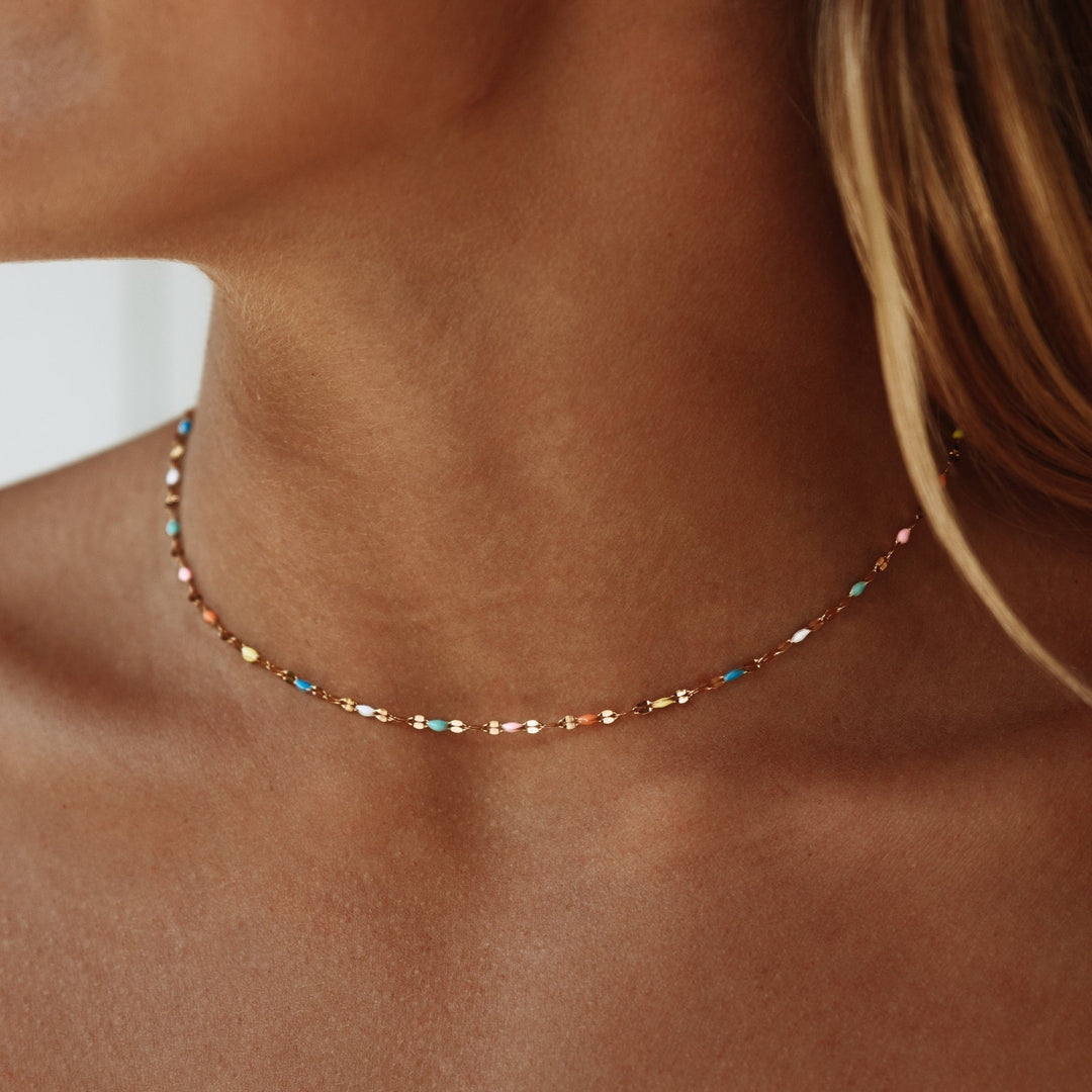 Rainbow Choker - Selina-Gold-Nora Luxe