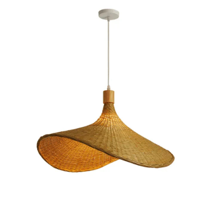 Rattan Pendant Lamp - RusticWeave-M-Nora Luxe
