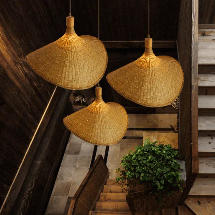 Rattan Pendant Lamp - RusticWeave-S-Nora Luxe