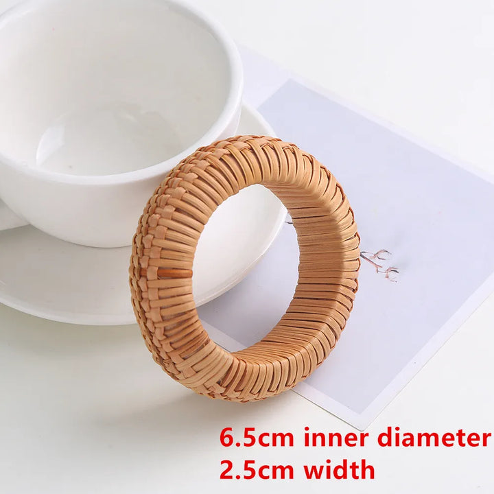 Rattan Woven Bangles | Elegant and Versatile Jewellery-OPTION 2-Nora Luxe