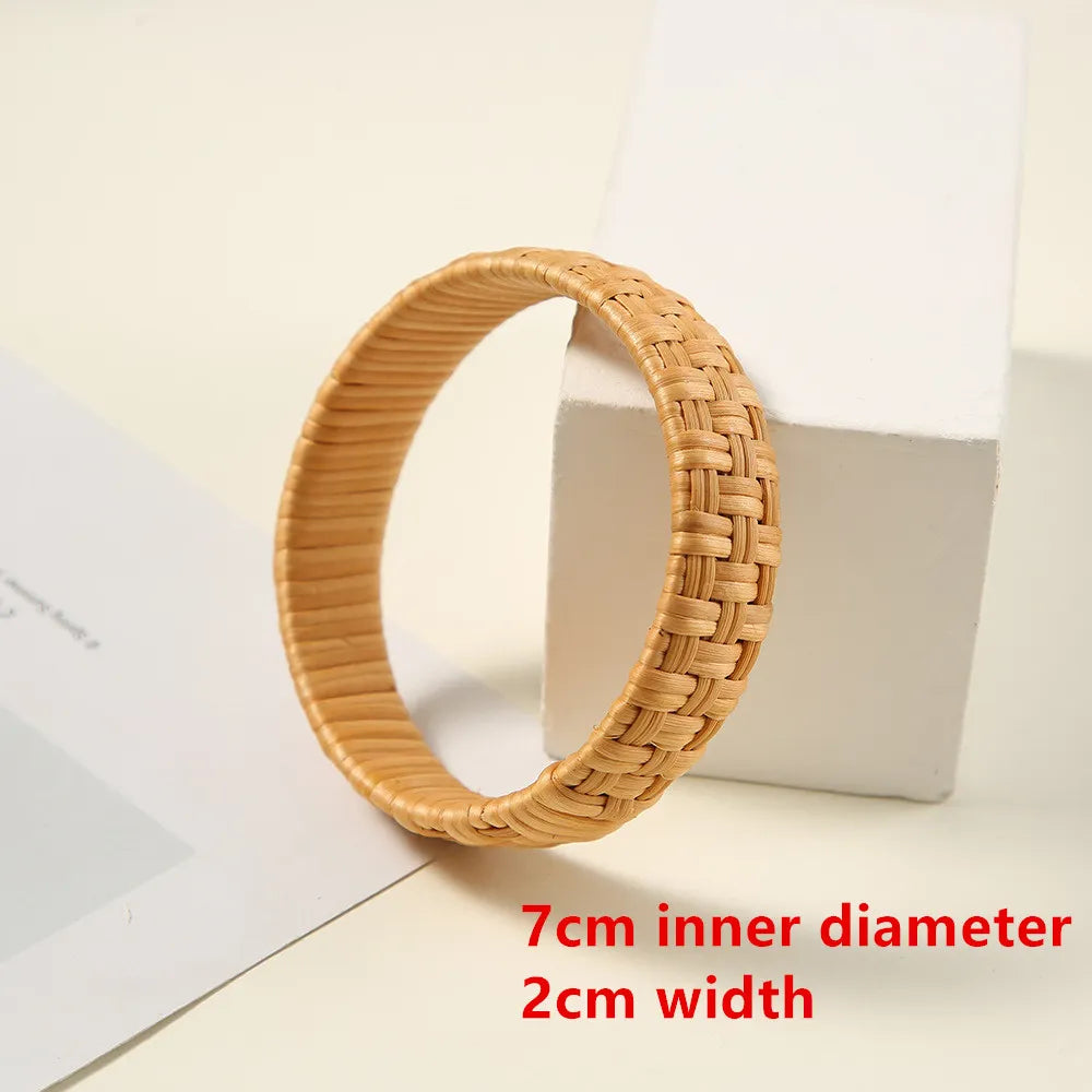 Rattan Woven Bangles | Elegant and Versatile Jewellery-OPTION 3-Nora Luxe