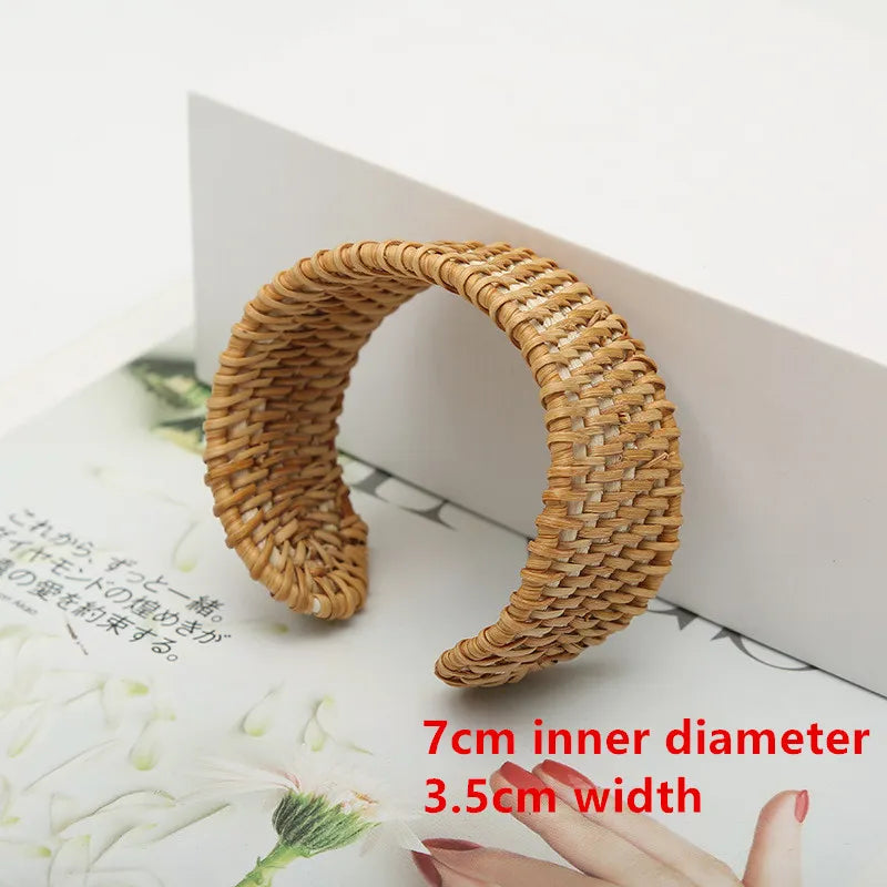 Rattan Woven Bangles | Elegant and Versatile Jewellery-OPTION 4-Nora Luxe