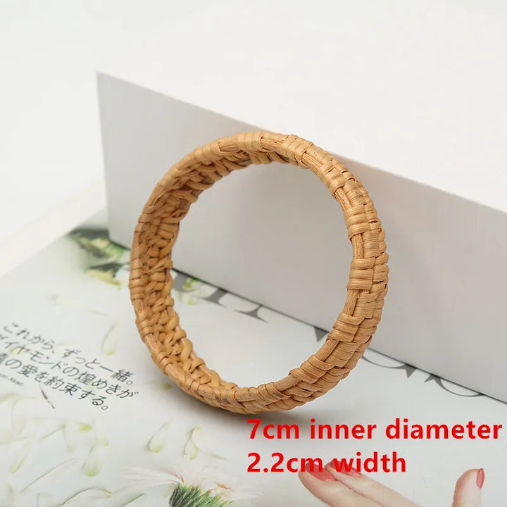 Rattan Woven Bangles | Elegant and Versatile Jewellery-OPTION 6-Nora Luxe