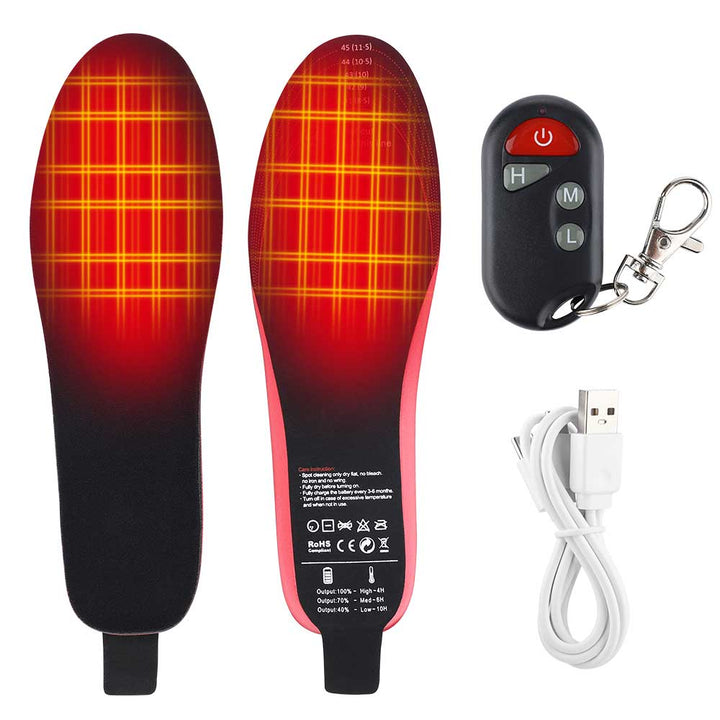 Rechargeable Heated Insoles - Aurora-6.5 - 8.0-Nora Luxe