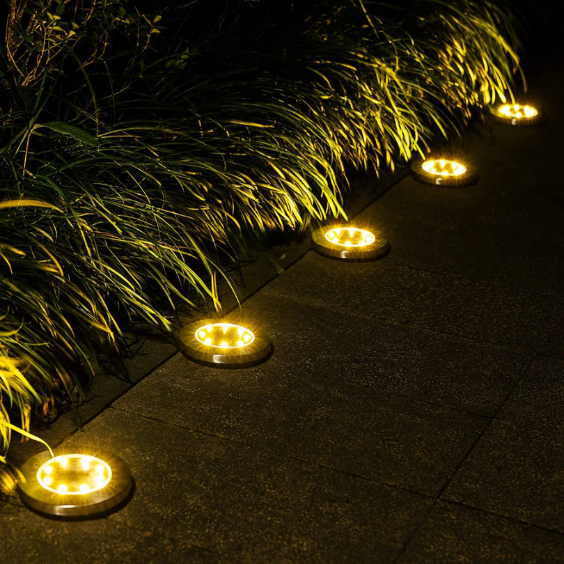 Rechargeable Solar Energy Lighting - EcoGlow-Warm White-4 pieces-Nora Luxe