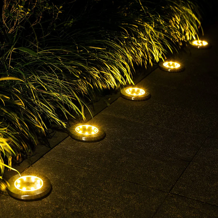 Rechargeable Solar Energy Lighting - EcoGlow-Warm White-4 pieces-Nora Luxe
