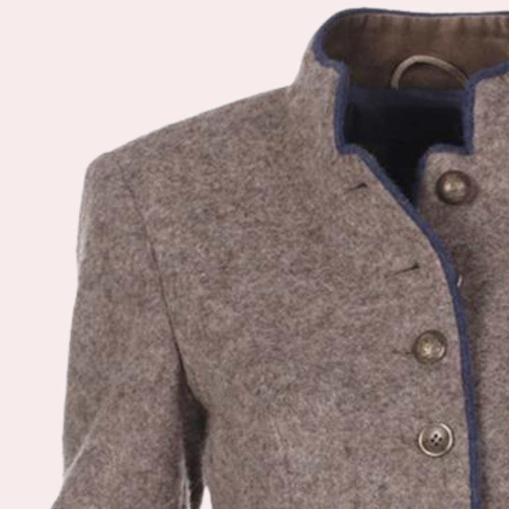 Refined Ladies Blazer - Elara-Brown-XS-Nora Luxe