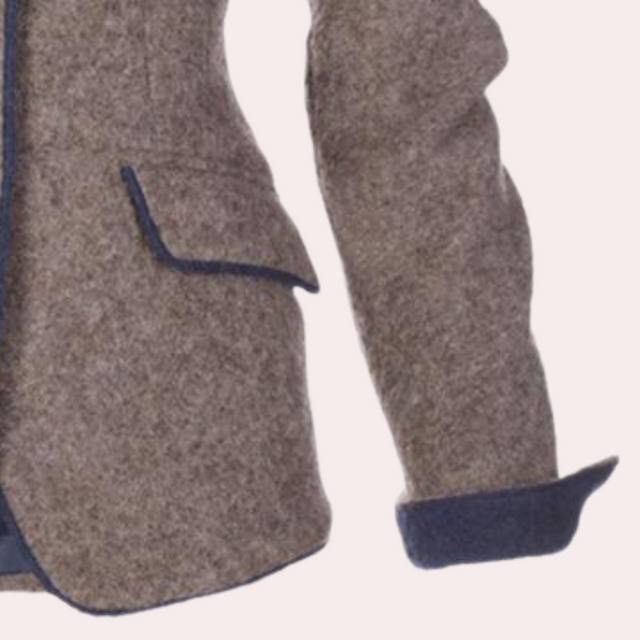 Refined Ladies Blazer - Elara-Brown-XS-Nora Luxe