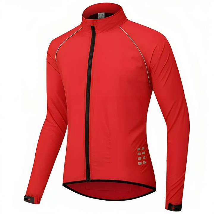 Reflective Cycling Jacket for Men - ReflectoRide-Black-M-Nora Luxe