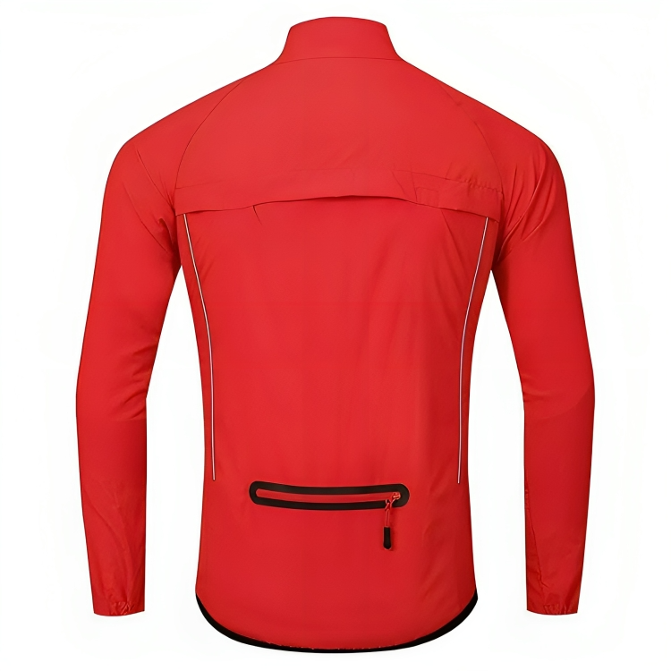 Reflective Cycling Jacket for Men - ReflectoRide-Black-M-Nora Luxe