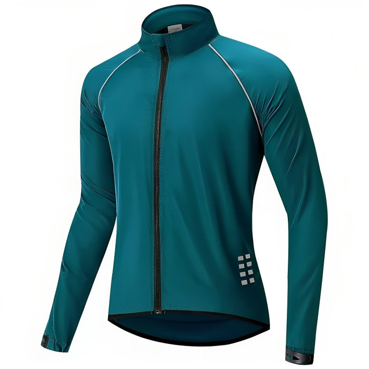 Reflective Cycling Jacket for Men - ReflectoRide-Black-M-Nora Luxe