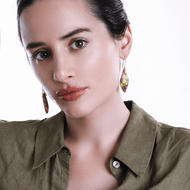 Regaliet Drop Earrings - Amaris-Gold-Nora Luxe
