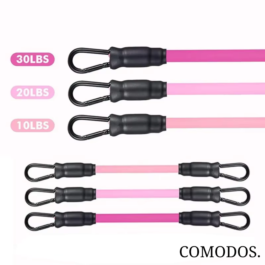 Resistance Bands for Powerful Glute Workouts - FlexLift-Black-Nora Luxe