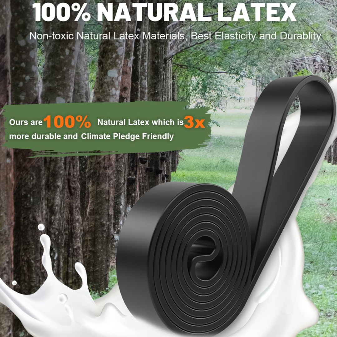 Resistance Pull-Up Assistance Bands Set-Black-Nora Luxe