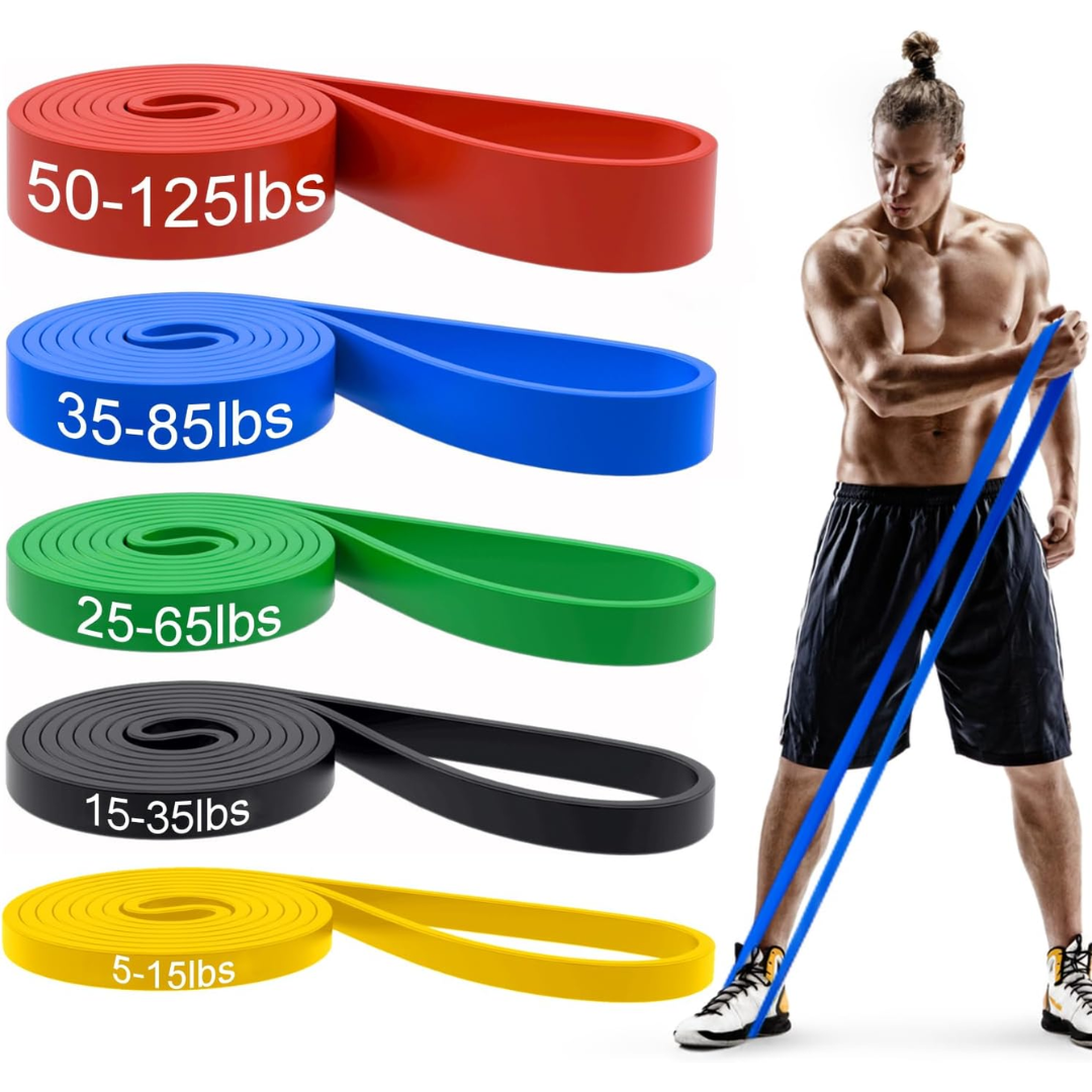 Resistance Pull-Up Assistance Bands Set-Multicolored-Nora Luxe